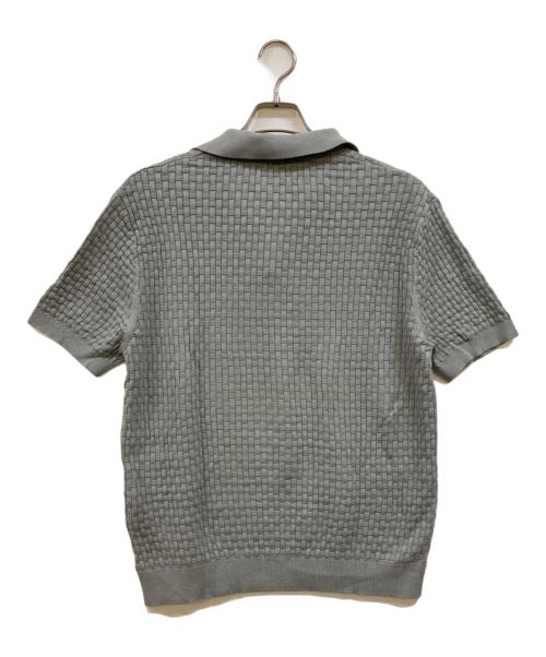 KITH（キス）KITH (キス) ニットポロシャツ グレー サイズ:Ｍの古着・服飾アイテム