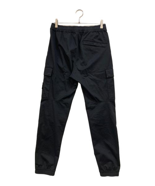 STONE ISLAND（ストーンアイランド）STONE ISLAND (ストーンアイランド) GARMENT DYE STRECH CARGO PANTS ブラック サイズ:W30(76㎝)の古着・服飾アイテム
