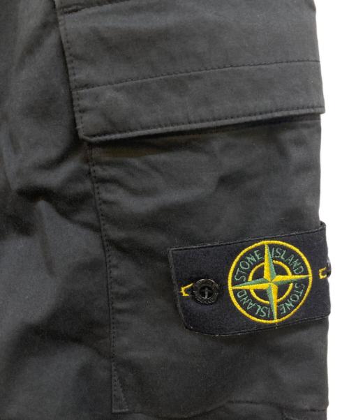 STONE ISLAND（ストーンアイランド）STONE ISLAND (ストーンアイランド) GARMENT DYE STRECH CARGO PANTS ブラック サイズ:W30(76㎝)の古着・服飾アイテム