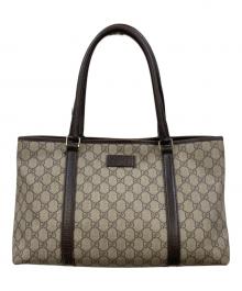 GUCCI（グッチ）の古着「GGスプリーム トートバッグ」｜ベージュ