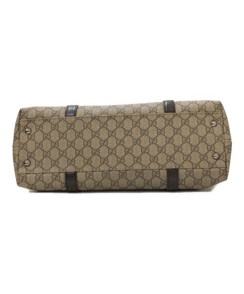 GUCCI（グッチ）GUCCI (グッチ) GGスプリーム トートバッグ ベージュの古着・服飾アイテム