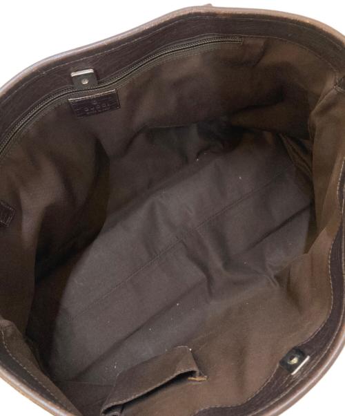 GUCCI（グッチ）GUCCI (グッチ) GGスプリーム トートバッグ ベージュの古着・服飾アイテム