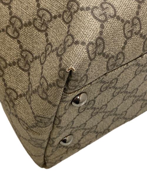 GUCCI（グッチ）GUCCI (グッチ) GGスプリーム トートバッグ ベージュの古着・服飾アイテム
