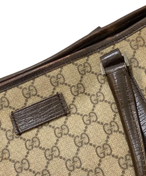 GUCCI（グッチ）GUCCI (グッチ) GGスプリーム トートバッグ ベージュの古着・服飾アイテム