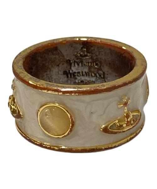 Vivienne Westwood（ヴィヴィアンウエストウッド）Vivienne Westwood (ヴィヴィアンウエストウッド) キングリング ホワイト サイズ:17号の古着・服飾アイテム