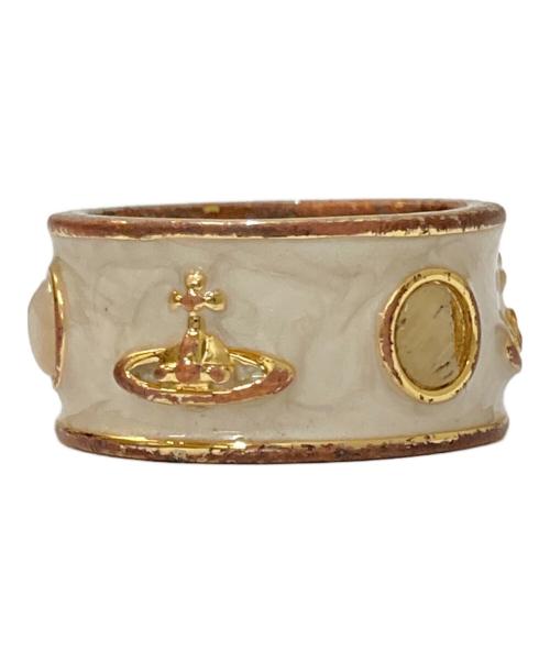 Vivienne Westwood（ヴィヴィアンウエストウッド）Vivienne Westwood (ヴィヴィアンウエストウッド) キングリング ホワイト サイズ:17号の古着・服飾アイテム
