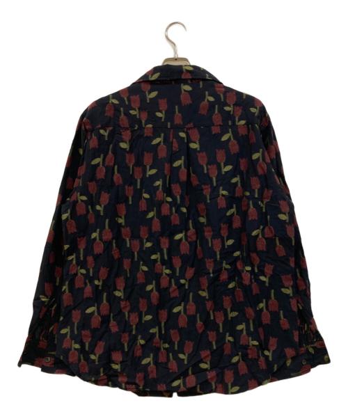 Needles（ニードルズ）Needles (ニードルズ) Italian Collar Shirt - /W Tulip Jacquard ブラック サイズ:XLの古着・服飾アイテム