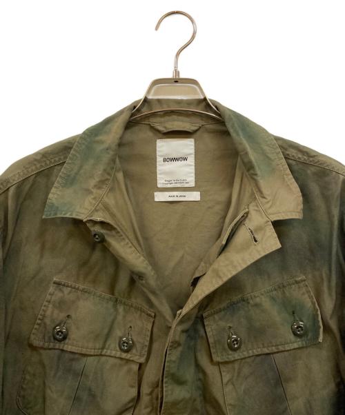 BOWWOW（バウワウ）BOWWOW (バウワウ) JUNGLE FATIGUE JACKET SPRAY CAMO カーキ サイズ:XLの古着・服飾アイテム
