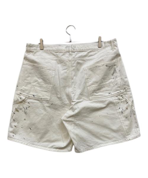 BOWWOW（バウワウ）BOWWOW (バウワウ) PAINTER’S SPLATTER SHORTS ホワイト サイズ:XLの古着・服飾アイテム