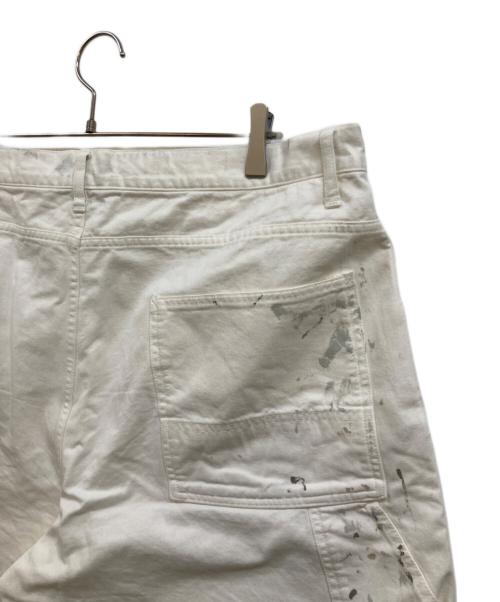 BOWWOW（バウワウ）BOWWOW (バウワウ) PAINTER’S SPLATTER SHORTS ホワイト サイズ:XLの古着・服飾アイテム