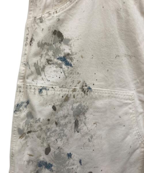 BOWWOW（バウワウ）BOWWOW (バウワウ) PAINTER’S SPLATTER SHORTS ホワイト サイズ:XLの古着・服飾アイテム