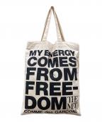 COMME des GARCONS×METコムデギャルソン×メット）の古着「トートバッグ」｜アイボリー
