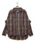 AiE（エーアイイー）の古着「Painter Shirt - Cotton Seersucker - Plaid」｜ブラウン