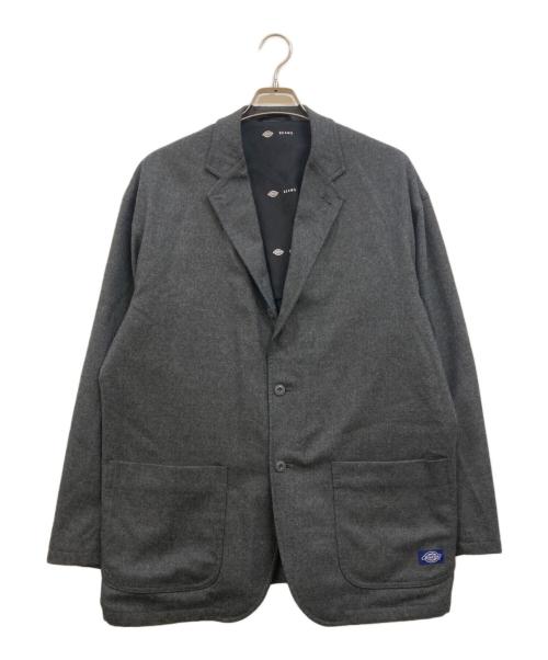 Dickies（ディッキーズ）Dickies (ディッキーズ) BEAMS (ビームス) ウール セットアップスーツ グレー サイズ:Ｌの古着・服飾アイテム