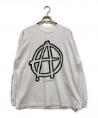 BEAMS T×insane×ANARCHIC ADJUSTMENTビームス ティー×インセイン×アナーキック・アジャストメント）の古着「Long Sleeve T-shirt」｜ホワイト