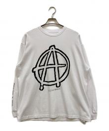 BEAMS T×insane×ANARCHIC ADJUSTMENT（ビームス ティー×インセイン×アナーキック・アジャストメント）の古着「Long Sleeve T-shirt」｜ホワイト