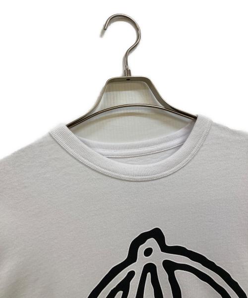 BEAMS T（ビームス ティー）BEAMS T (ビームス ティー) insane (インセイン) ANARCHIC ADJUSTMENT (アナーキック・アジャストメント) Long Sleeve T-shirt ホワイト サイズ:Ｍ 未使用品の古着・服飾アイテム