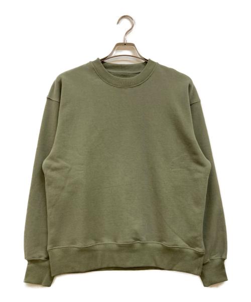 BEAMS T（ビームス ティー）BEAMS T (ビームス ティー) newT / Sweatshirt オリーブ サイズ:S 未使用品の古着・服飾アイテム