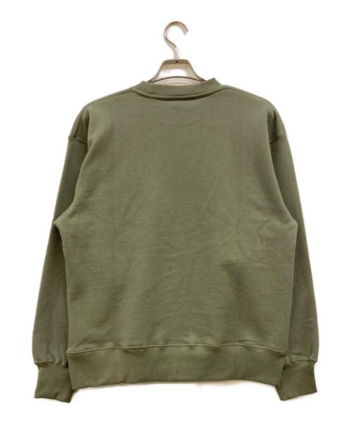 BEAMS T（ビームス ティー）BEAMS T (ビームス ティー) newT / Sweatshirt オリーブ サイズ:S 未使用品の古着・服飾アイテム