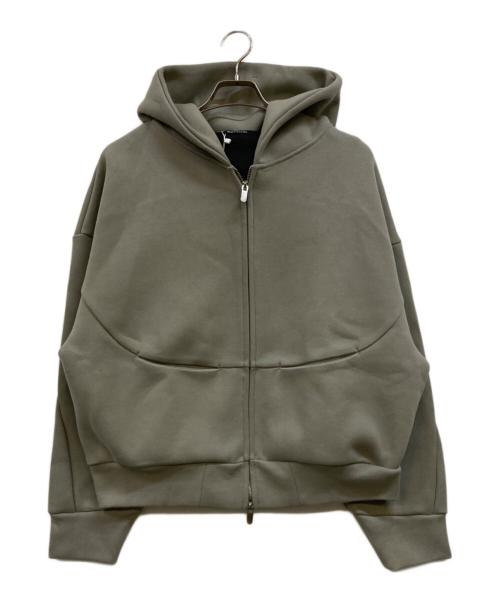 SEVENTH（セブンス）SEVENTH (セブンス) BEAMS (ビームス) 別注 ジップアップパーカー オリーブ サイズ:Ｌ 未使用品の古着・服飾アイテム