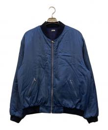 A.PRESSE（アプレッセ）の古着「Vintage Silk Viscose Tour Jacket」｜ブルー
