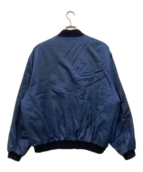 A.PRESSE（アプレッセ）A.PRESSE (アプレッセ) Vintage Silk Viscose Tour Jacket ブルー サイズ:4の古着・服飾アイテム