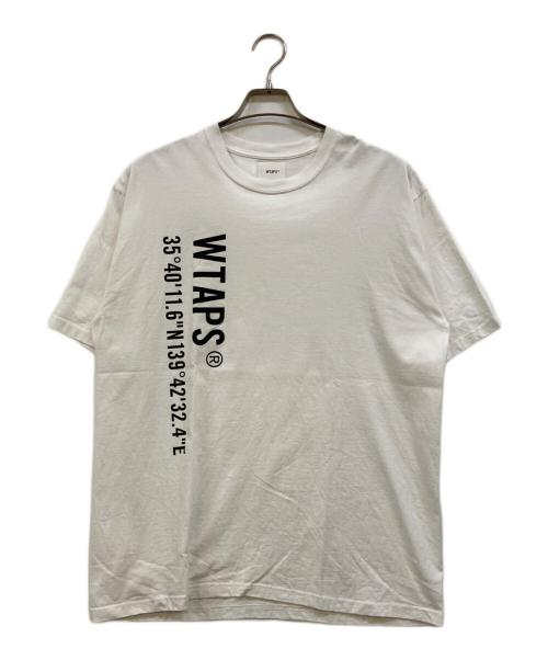 WTAPS（ダブルタップス）WTAPS (ダブルタップス) GPS SS SCREEN TEE ホワイト サイズ:04の古着・服飾アイテム