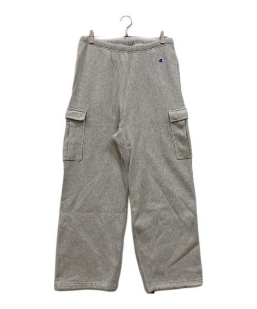 Champion（チャンピオン）Champion (チャンピオン) BEAMS (ビームス) 別注 スウェットカーゴパンツ グレー サイズ:Ｌの古着・服飾アイテム