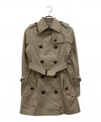 BURBERRY BLUE LABELバーバリー ブルー レーベル）の古着「ベルト付トレンチコート」｜ベージュ