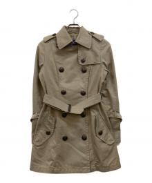 BURBERRY BLUE LABEL（バーバリー ブルー レーベル）の古着「ベルト付トレンチコート」｜ベージュ