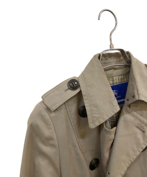 BURBERRY BLUE LABEL（バーバリー ブルー レーベル）BURBERRY BLUE LABEL (バーバリー ブルー レーベル) ベルト付トレンチコート ベージュ サイズ:38の古着・服飾アイテム