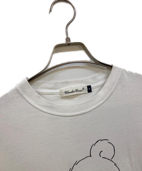 UNDERCOVER（アンダーカバー）UNDERCOVER (アンダーカバー) ベアプリントTシャツ ホワイト サイズ:5の古着・服飾アイテム