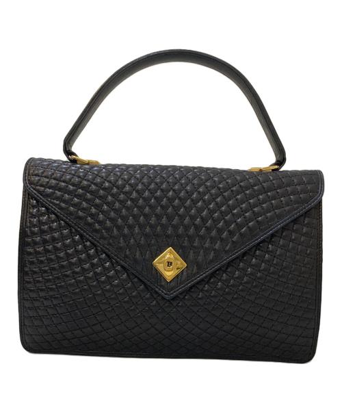 BALLY（バリー）BALLY (バリー) キルティングワンハンドルレザーバッグ ブラックの古着・服飾アイテム