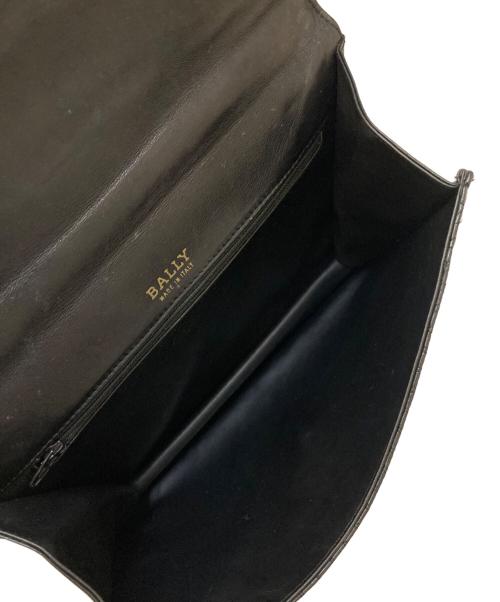 BALLY（バリー）BALLY (バリー) キルティングワンハンドルレザーバッグ ブラックの古着・服飾アイテム