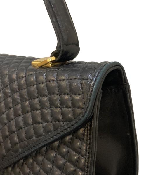 BALLY（バリー）BALLY (バリー) キルティングワンハンドルレザーバッグ ブラックの古着・服飾アイテム