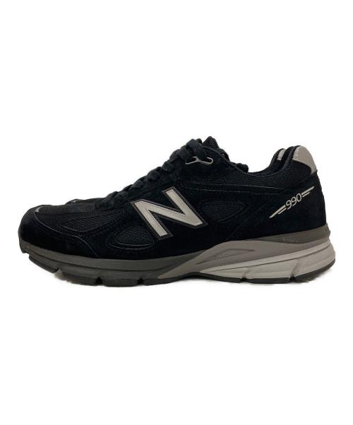NEW BALANCE（ニューバランス）NEW BALANCE (ニューバランス) 990 V4 ローカットスニーカー ブラック サイズ:27.5㎝の古着・服飾アイテム