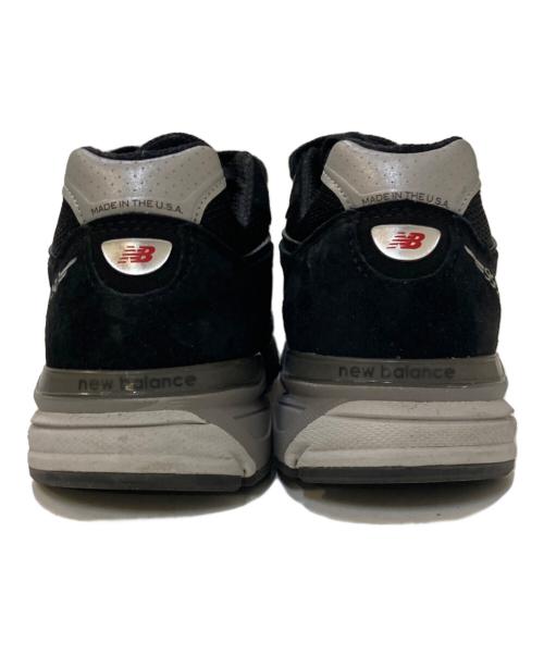 NEW BALANCE（ニューバランス）NEW BALANCE (ニューバランス) 990 V4 ローカットスニーカー ブラック サイズ:27.5㎝の古着・服飾アイテム