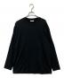 ATON（エイトン）の古着「SUVIN 60/2 OVER SIZED L/S Tee」｜ブラック