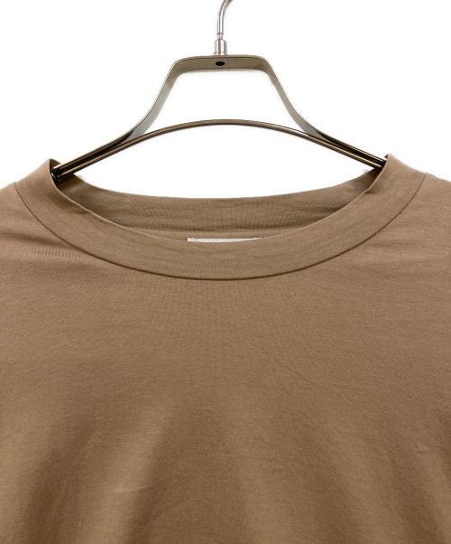 ATON（エイトン）ATON (エイトン) Suvin60/2 Oversized Long-Sleeve T-shirt ベージュ サイズ:04の古着・服飾アイテム