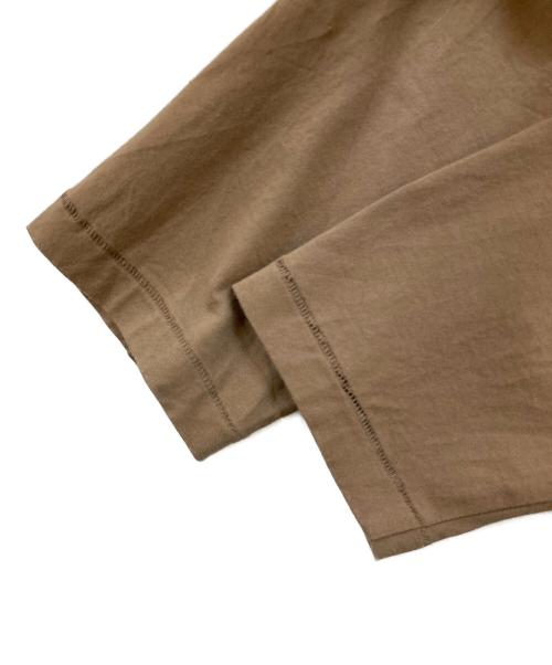ATON（エイトン）ATON (エイトン) Suvin60/2 Oversized Long-Sleeve T-shirt ベージュ サイズ:04の古着・服飾アイテム