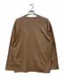 ATON (エイトン) Suvin60/2 Oversized Long-Sleeve T-shirt ベージュ サイズ:04：9000円