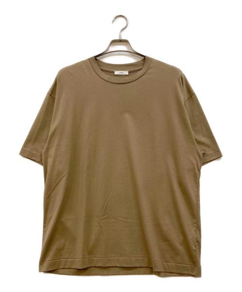 ATON（エイトン）ATON (エイトン) SUVIN 60/2 OVERSIZED T-SHIRT ベージュ サイズ:04の古着・服飾アイテム