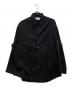 Graphpaper（グラフペーパー）の古着「Silicon Poplin Oversized Regular Collar Shirt」｜ブラック