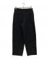 Graphpaper（グラフペーパー）の古着「Scale Off Wool Wide Tapered Slacks」｜ブラック
