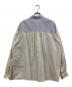 HeRIN.CYE (ヘリンドットサイ) Wave motif big shirt ラベンダー×ベージュ サイズ:Free：8000円