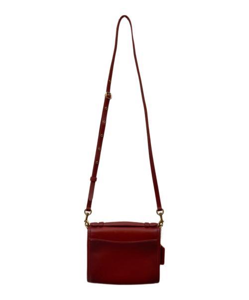 COACH（コーチ）COACH (コーチ) KIP ターンロック レザーショルダーバッグ ブラウンの古着・服飾アイテム
