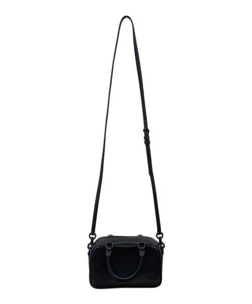 COACH（コーチ）COACH (コーチ) サッチェル クロスボディ 2WAYショルダーバッグ スムースカーフレザー ブラックの古着・服飾アイテム