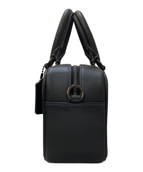 COACH（コーチ）COACH (コーチ) サッチェル クロスボディ 2WAYショルダーバッグ スムースカーフレザー ブラックの古着・服飾アイテム
