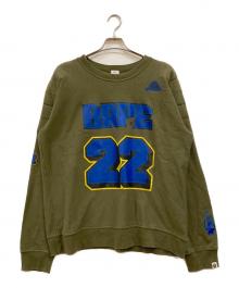 A BATHING APE（アベイシングエイプ）の古着「ナンバリングスウェット」｜オリーブ