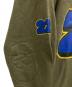 中古・古着 A BATHING APE (アベイシングエイプ) ナンバリングスウェット オリーブ サイズ:Ｌ：12000円